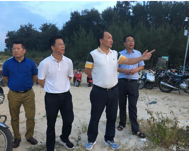省林业局副局长刘亚圣深入漳州指导沿海防护林建设工作